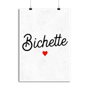 Affiche pas cher bichette
