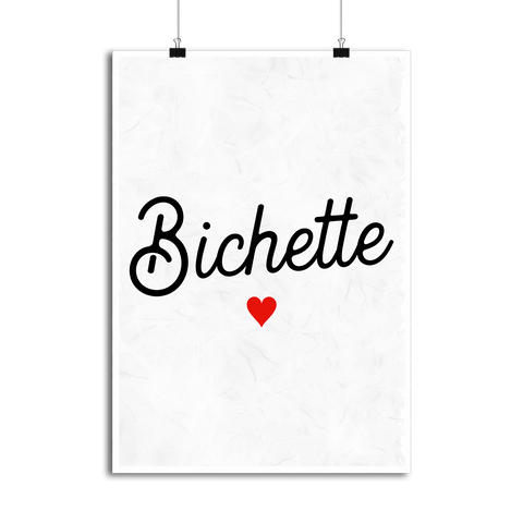 Affiche pas cher bichette