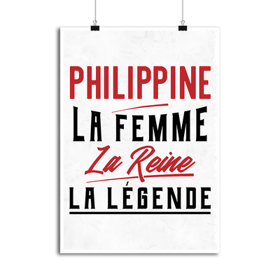 Affiche philippine la femme la reine la légende