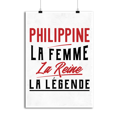Affiche philippine la femme la reine la légende