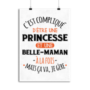 Affiche princesse et belle-maman