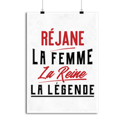 Affiche réjane la femme la reine la légende
