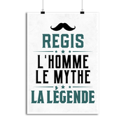 Affiche regis l'homme le mythe la légende