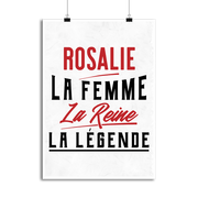Affiche rosalie la femme la reine la légende
