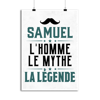 Affiche samuel l'homme le mythe la légende