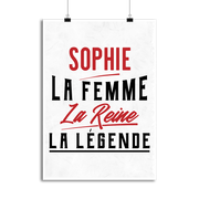 Affiche sophie la femme la reine la légende