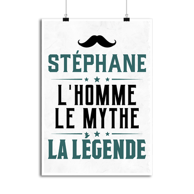 Affiche stéphane l'homme le mythe la légende