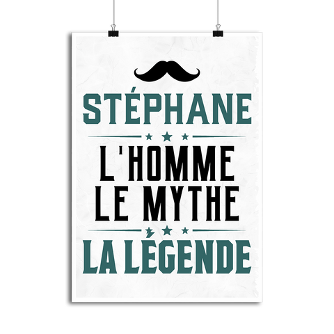 Affiche stéphane l'homme le mythe la légende