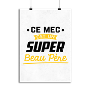 Affiche super beau père