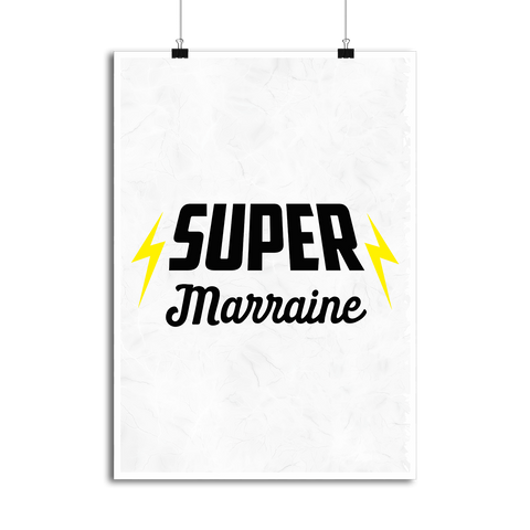 Affiche super marraine