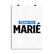 Affiche team du marié