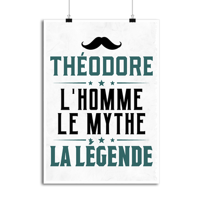 Affiche théodore l'homme le mythe la légende
