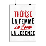 Affiche thérèse la femme la reine la légende
