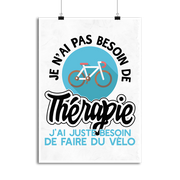 Affiche thérapie vélo