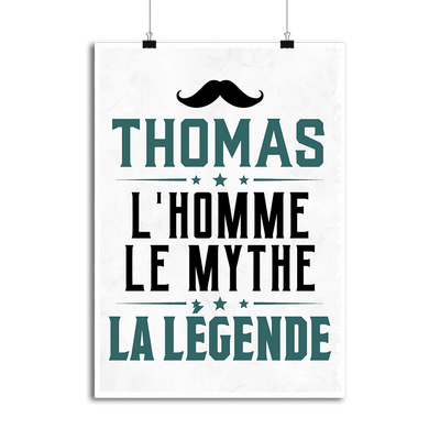 Affiche thomas l'homme le mythe la légende