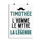Affiche timothée l'homme le mythe la légende