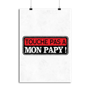 Affiche touche pas a mon papy