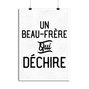 Affiche un beau-frère qui déchire