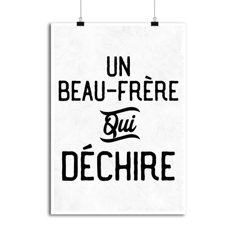 Affiche un beau-frère qui déchire