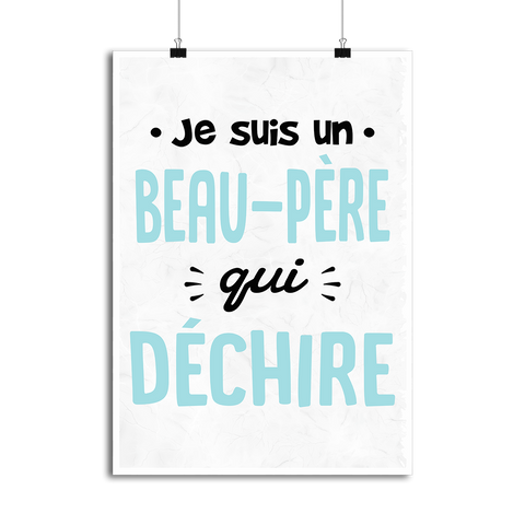 Affiche un beau père qui déchire