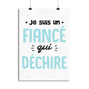 Affiche un fiancé qui déchire