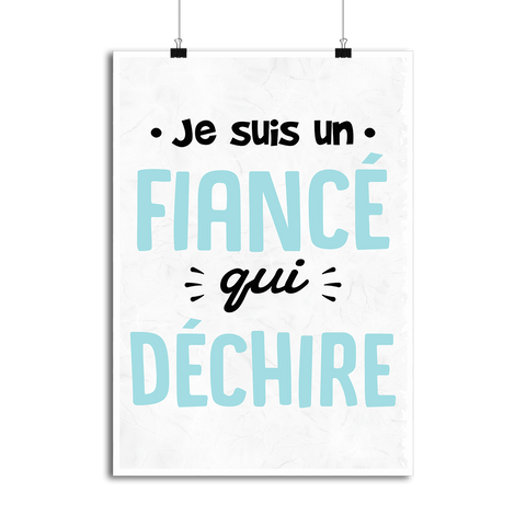 Affiche un fiancé qui déchire