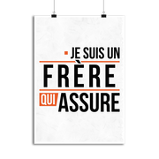 Affiche un frère qui assure