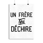 Affiche un frère qui déchire