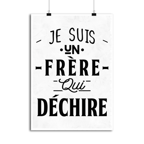 Affiche un frère qui déchire 3