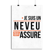 Affiche un neveu qui assure