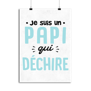 Affiche un papi qui déchire 2