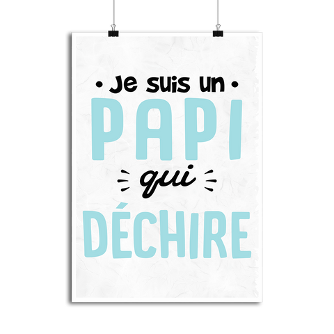 Affiche un papi qui déchire 2