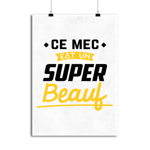Affiche un super beauf