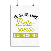 Affiche une belle-soeur qui déchire