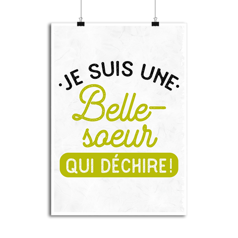 Affiche une belle-soeur qui déchire