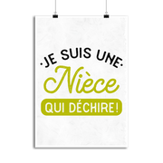 Affiche une nièce qui déchire 2