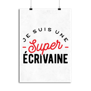 Affiche une super écrivaine