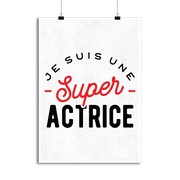 Affiche une super actrice