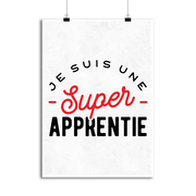 Affiche une super apprentie