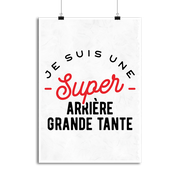 Affiche une super arrière grande tante