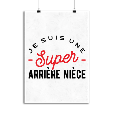 Affiche une super arrière nièce