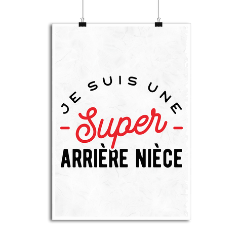Affiche une super arrière nièce