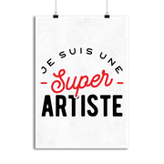 Affiche une super artiste