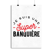 Affiche une super banquière