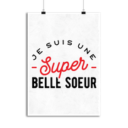 Affiche une super belle soeur