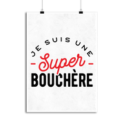 Affiche une super bouchère