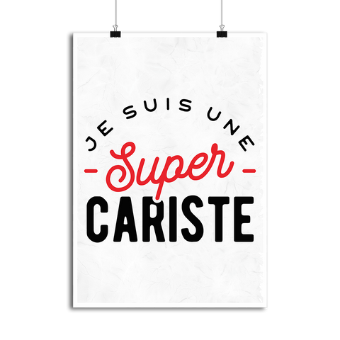 Affiche une super cariste