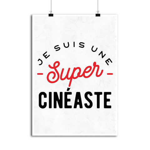 Affiche une super cinéaste