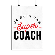 Affiche une super coach