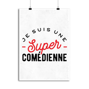 Affiche une super comédienne